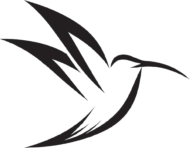 Vector vector bird logo design for birdfriendly building certification