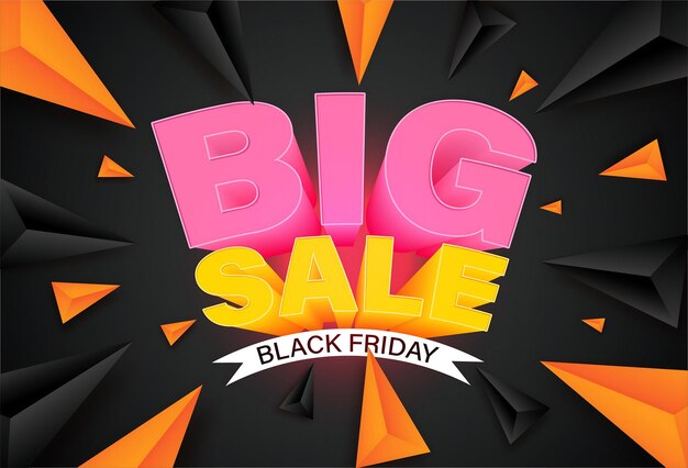 Vector vector black friday background