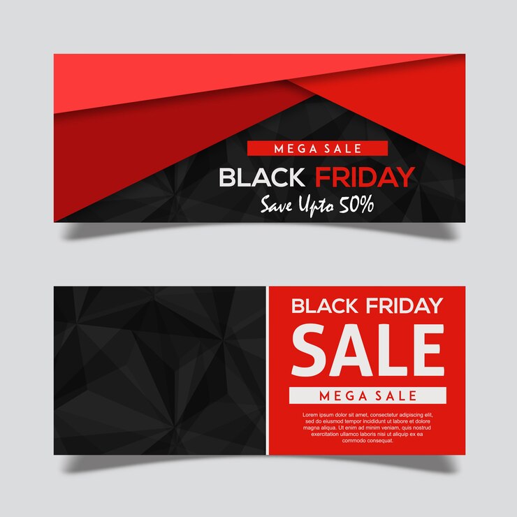 Vector Black Friday Banner