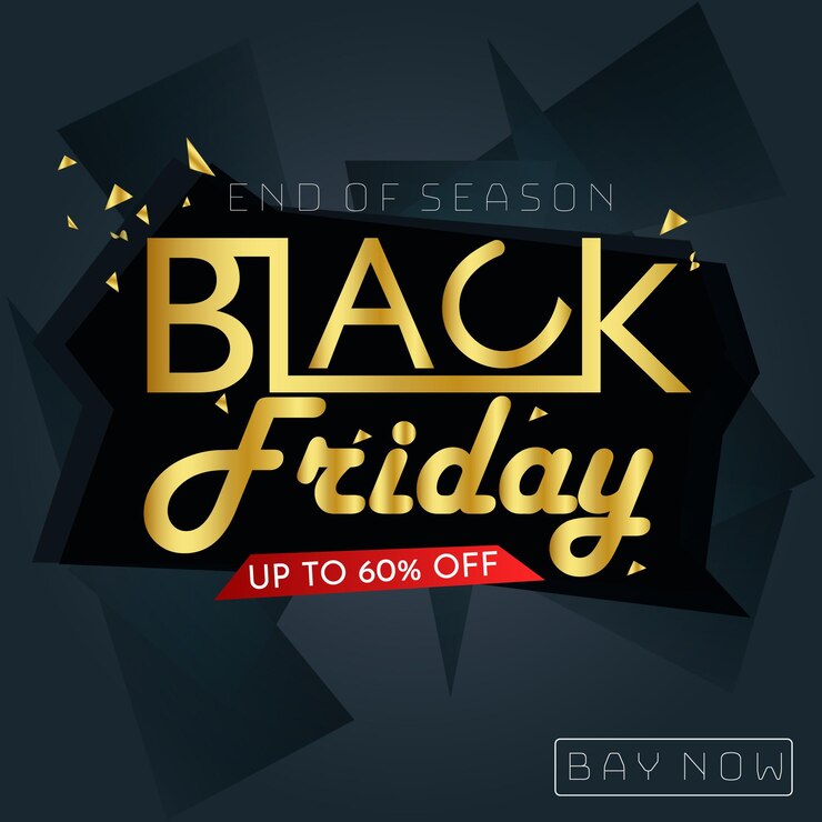 Vector vector black friday concept in flat design