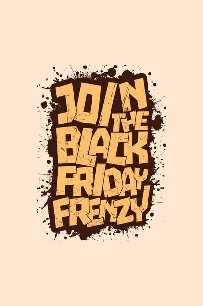 Vector vector black friday vintage t shirt design template