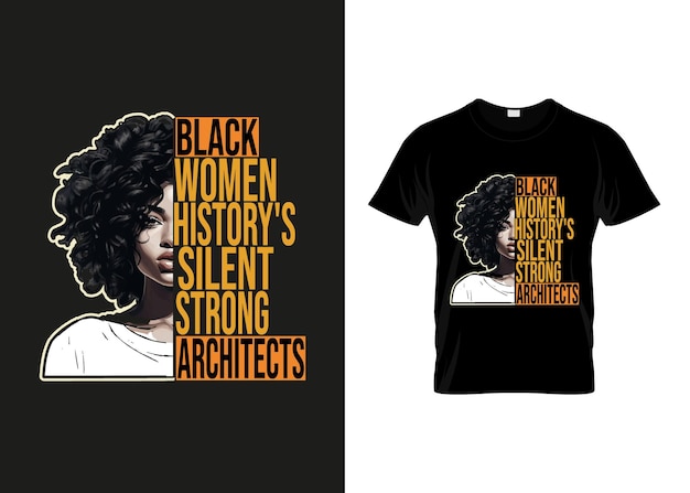 Vector black history month t shirt design