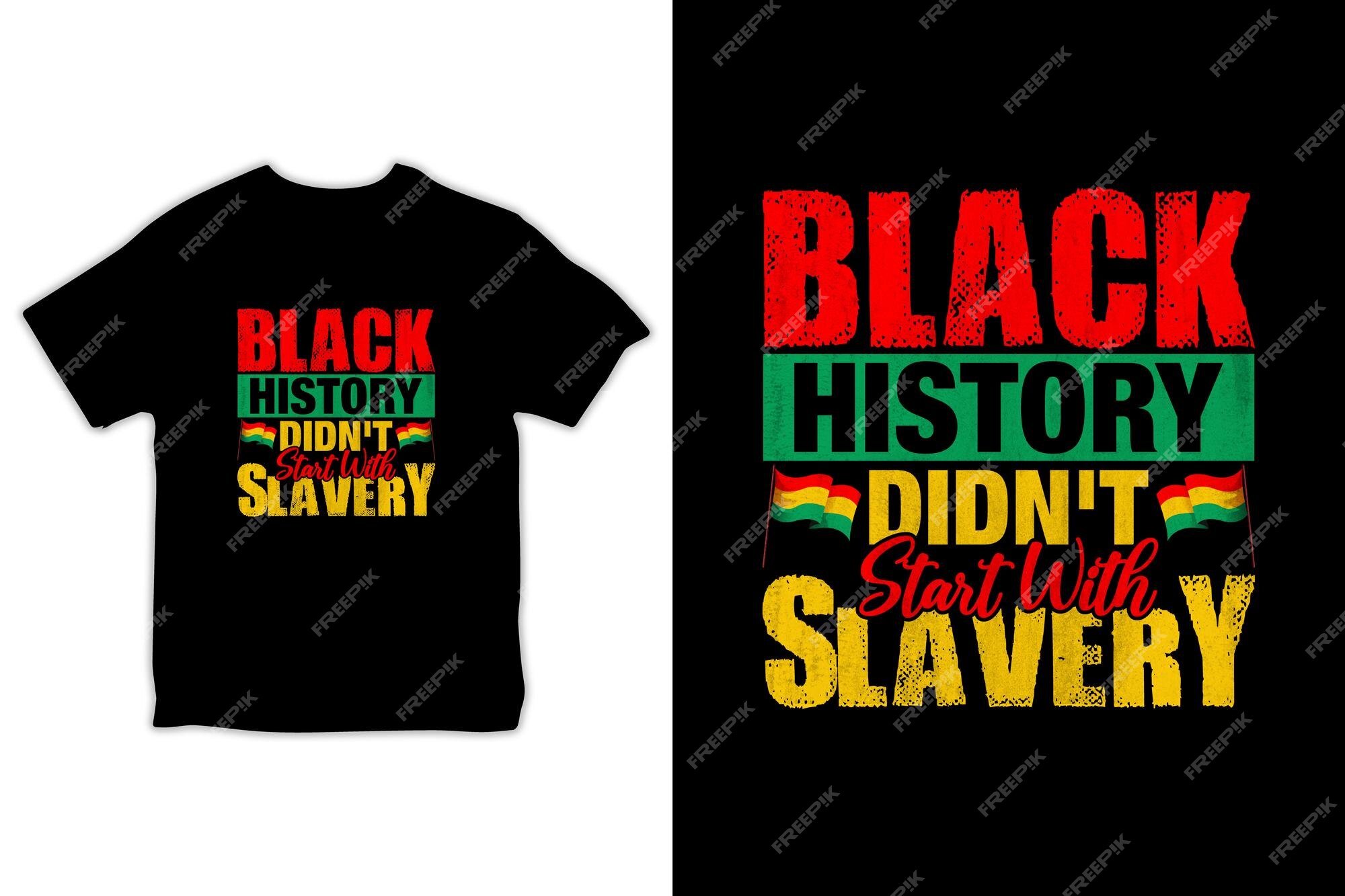 Premium Vector  Black history month typography tshirt design black history  month quotes typography tshirt design