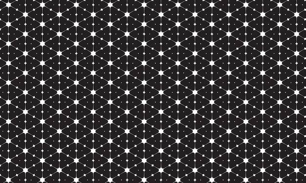 Vector black polka dots abstract background