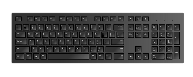 터 블랙 리얼리즘 PC 키보드