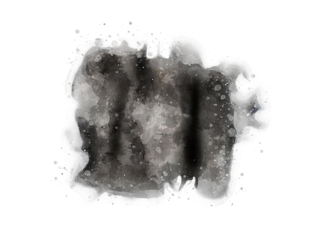 Vector of Black watercolor stain