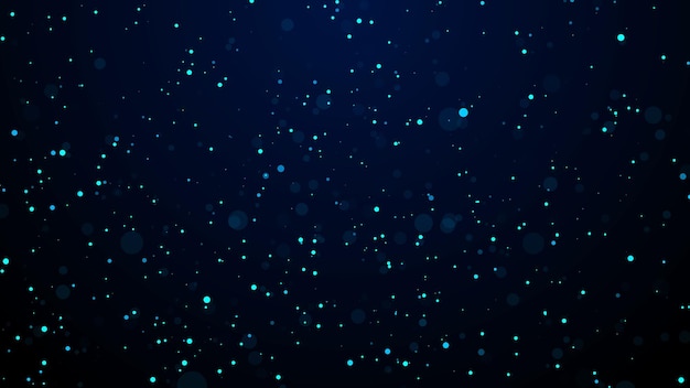Vector black wave with motion dots Abstract digital background Concept connection big data Futuristic technology backdrop