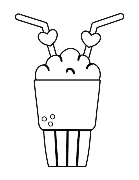 Milk Shake Coloring Page - Milk Shake Para Colorir - Free Transparent PNG  Clipart Images Download