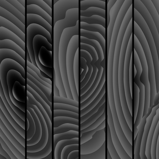 Vector black wood background and texture vector