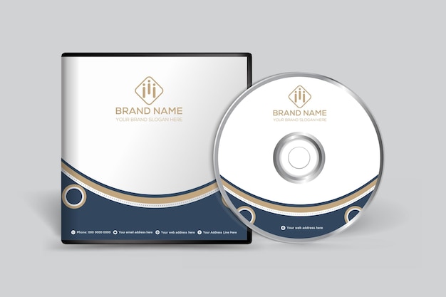 Vector blank cd box for your design