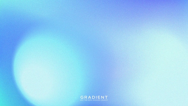 Vector Blauw cyan grote vlek Grainy levendige moderne gradiënt dekt abstracte luxe achtergrond behang