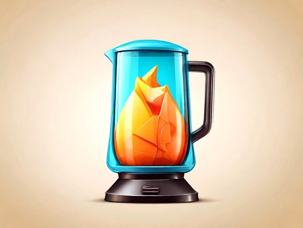 vector Blender 3d icon illustration isolated