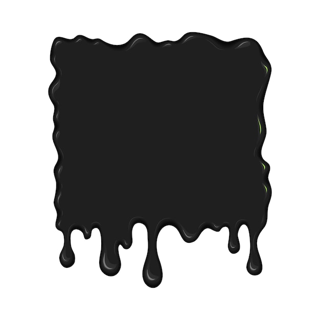 Vector blob of ink or oil