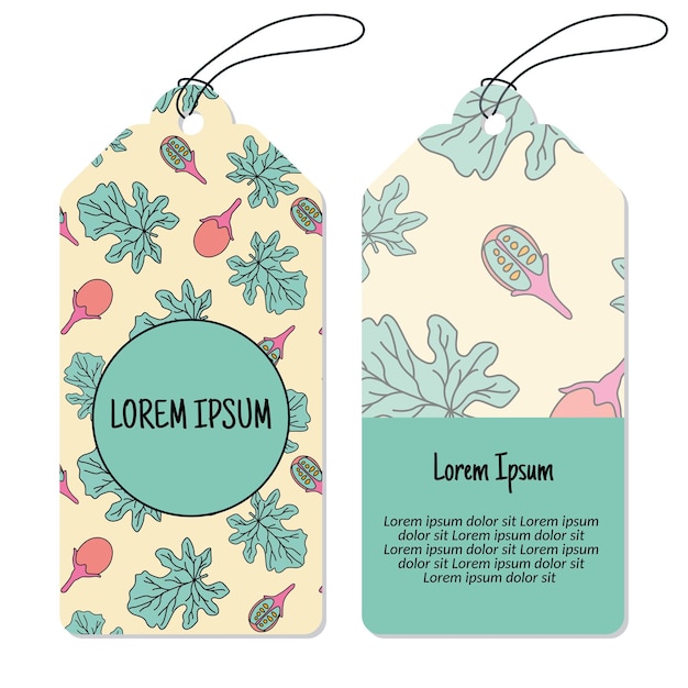 Vector bloemen en bladeren verticale ronde frame patroon tags ingesteld Verticale streep frame patronen Vector illustratie