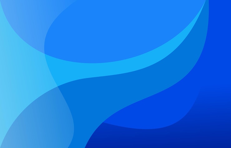 Vector vector blue gradient background modern design
