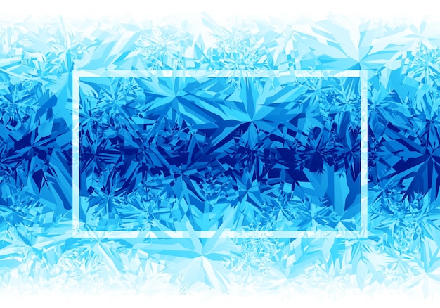 Vector blue ice background. eps8. rgb global colors