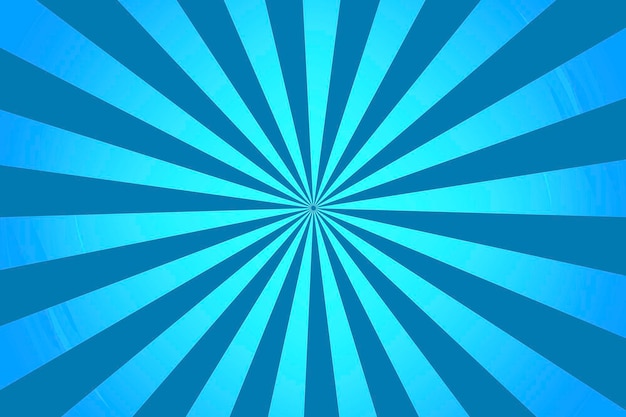 Vector blue rays background bright abstract radial burst rays texture blue sunbeams