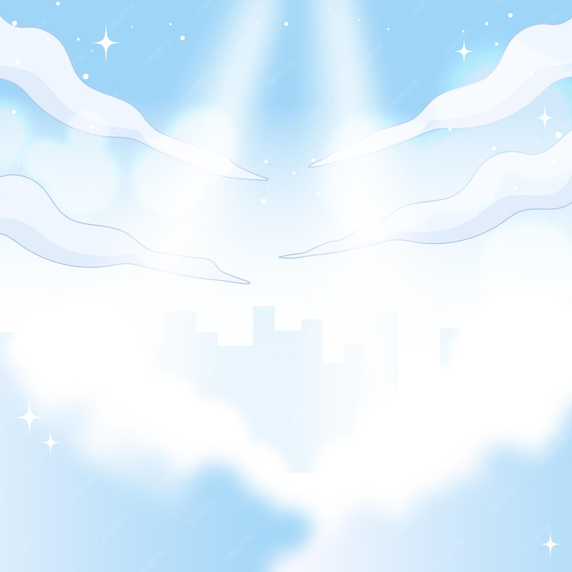 Premium Vector | Vector blue sky