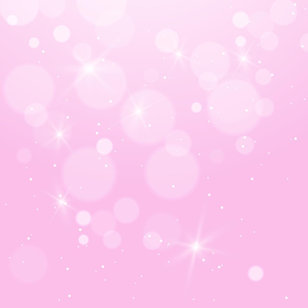vector blur background with bokeh and star