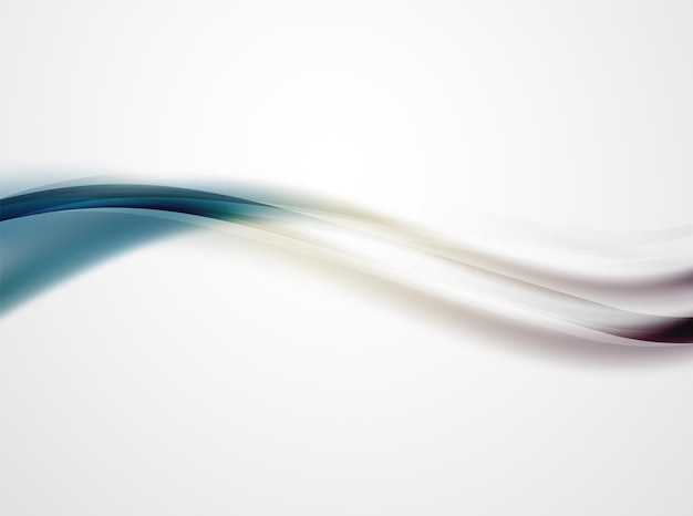 Vector vector blurred wave abstract template