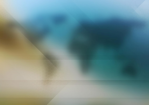 Vector blurred world map background