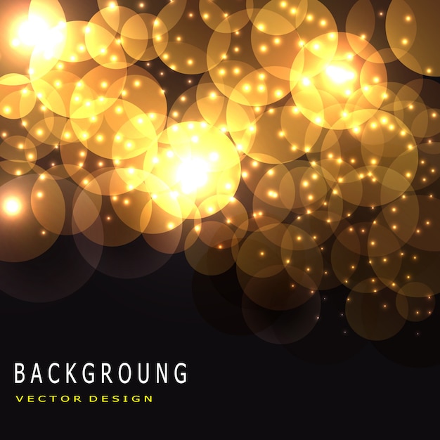 Vector bokeh background