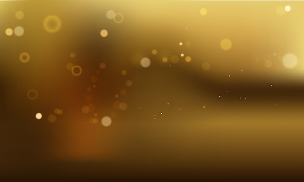 Vector bokeh lichteffect op donkere achtergrond