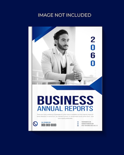 Vector Book Cover Design And annual report for company profile