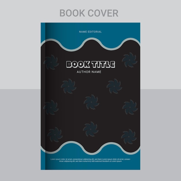 Vector vector book cover design eye catching creative book cover template corporate book cover