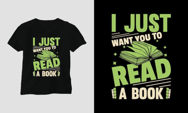 Vector book lover t shirt design, typography with a nice illustration of books