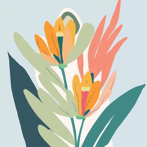 Vector vector botanische illustraties