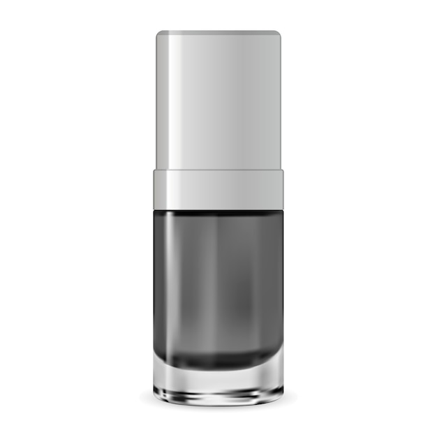 Vector bottle. cosmetic serum container. essence