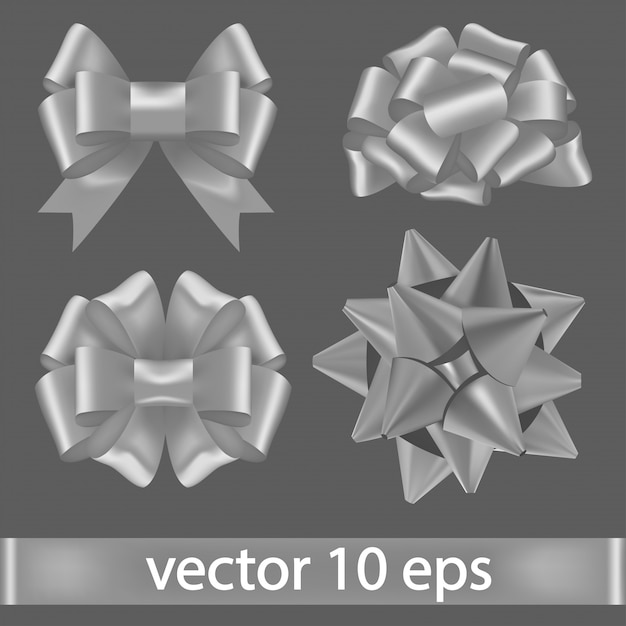 Vector bow collection.