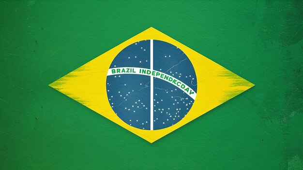 Vector Brazil Independence Day design template Flat Design Illustration