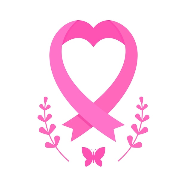 Vector vector breast cancer awareness month concept