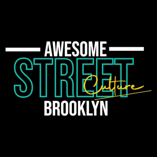 vector brooklyn illustratie ontwerp