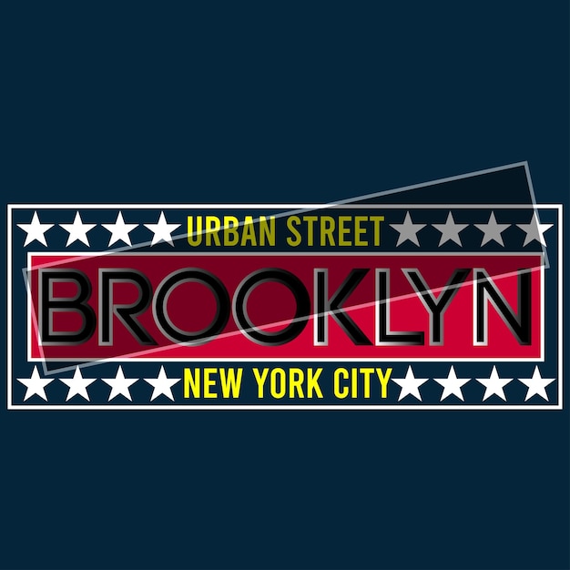 vector brooklyn illustratie ontwerp