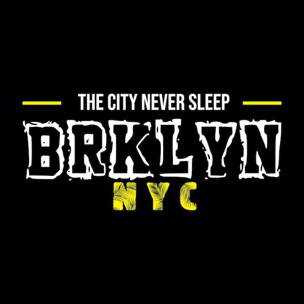 vector brooklyn nyc illustration design