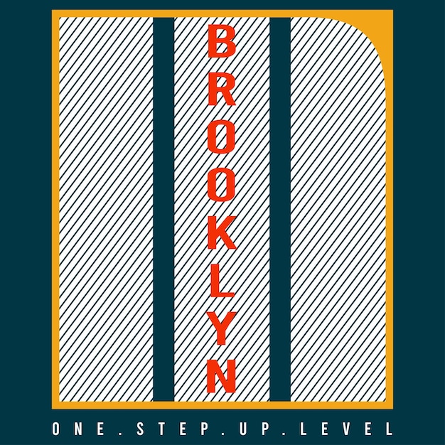 vector brooklyn typografie illustratie ontwerp