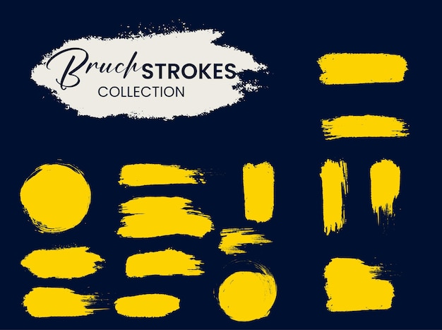 Vector vector brush packs brush strokes vector paintbrush set brush strokes templates grunge brush paint