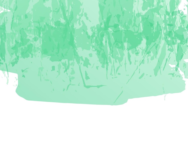 Vector Brush Stroke. Abstract Fluid Splash. Isolated Splash on White Backdrop. Sale Banner Brushstroke. Watercolor Textured Background.  Gradient Paintbrush. Green and Teal