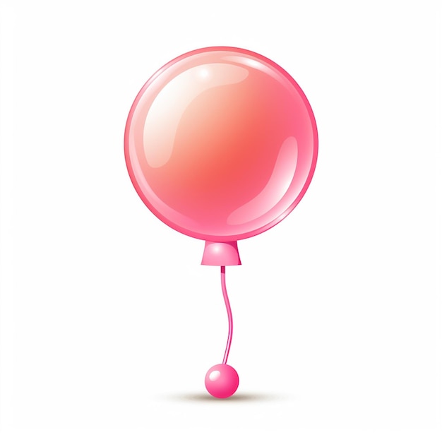 Vettore vettore bolla rosa gomma dolce masticare caramelle disegno gomma da masticare sfondo illustrazione cartone animato