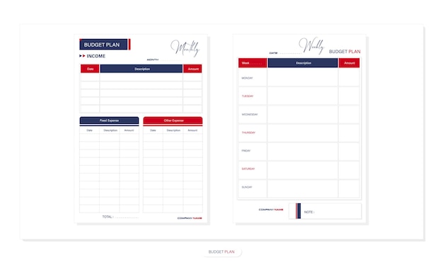 Vector budget plan