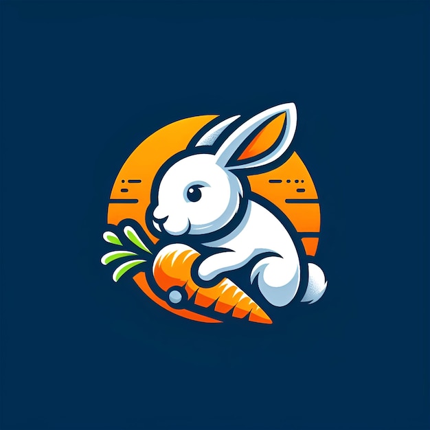 vector bunny logo