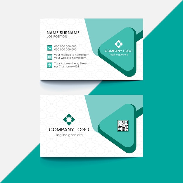 vector business card design template