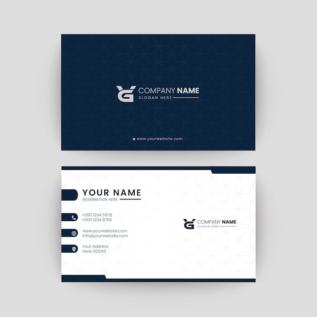 Vector vector business card design template