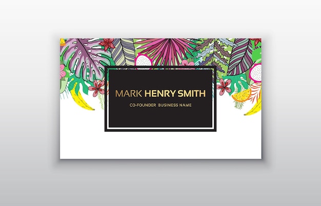 Vector business card Luxury business card design