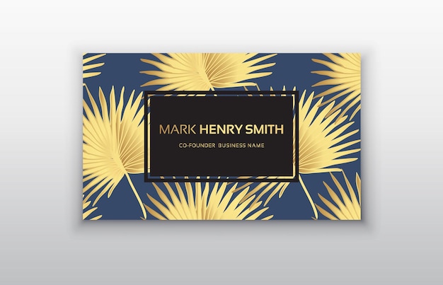 Vector business card Luxury business card design