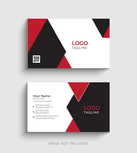 Vector business card template design
