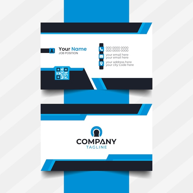 vector business card template design